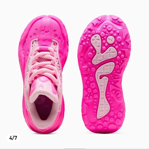 Puma X La France’ Men’s Poison Pink Athletic Shoes size 6 new with box